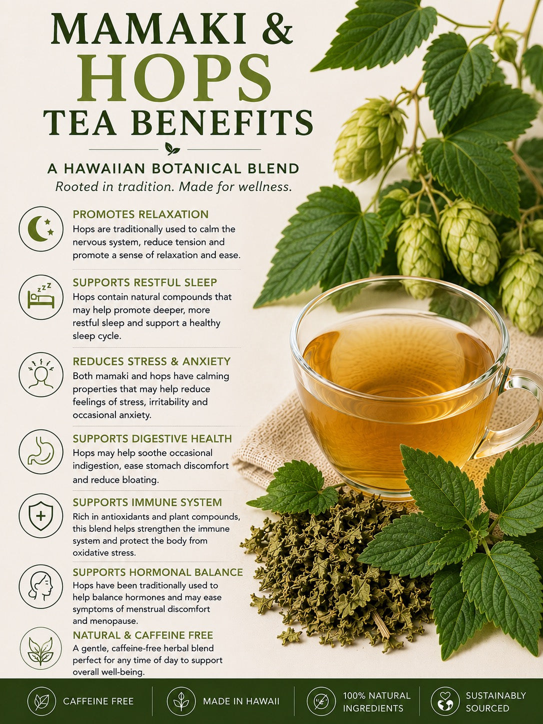 Mamaki & Hops Herbal Blend