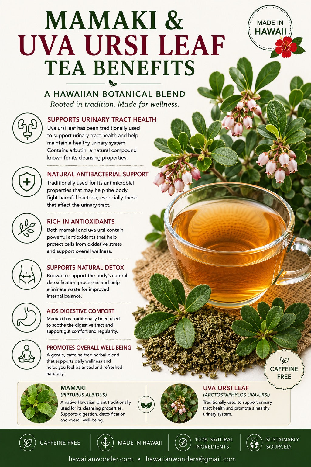 Mamaki & Uva Ursi Herbal Blend