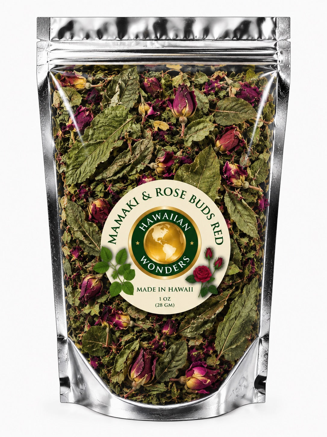 Mamaki & Rosebuds Red Herbal Tea Blend